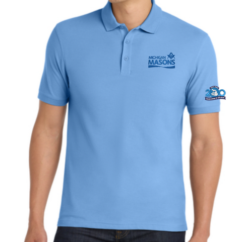 Port Authority Core Classic Pique Polo with 200th Anniversary Logo on the sleeve