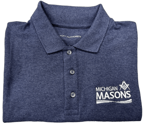Michigan Masons Polo Shirt-- New Polo
