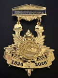 Grand Lodge of Michigan Bicentennial Pocket Jewel